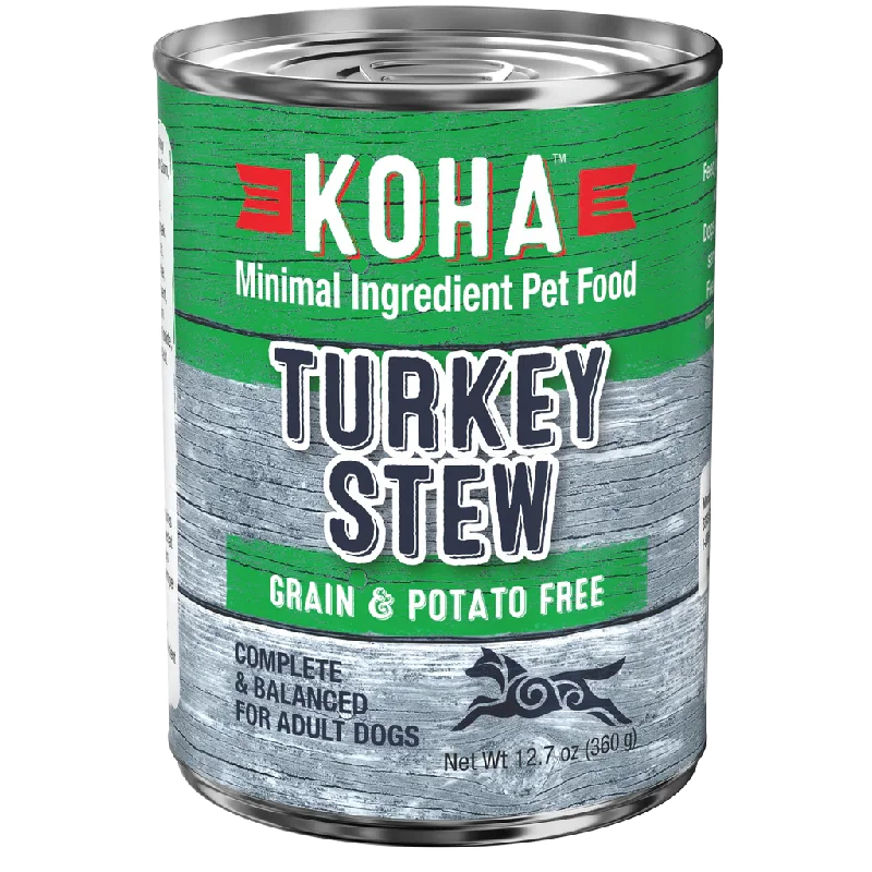 Koha Minimal Ingredient Turkey Stew for Dogs