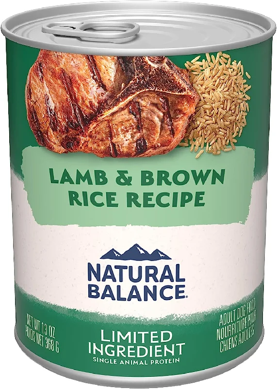 NATURAL BALANCE L.I.D. DOG LAMB & BROWN RICE 13z