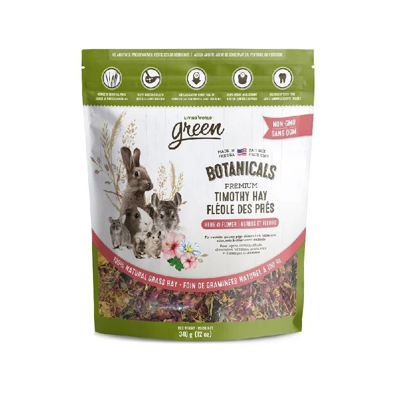 Living World Green Botanicals Premium Timothy Hay