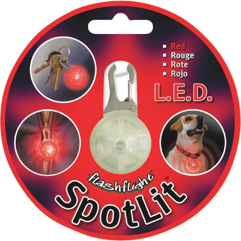 Nite Ize Spotlit LED Flashlight Red Carabiner Light