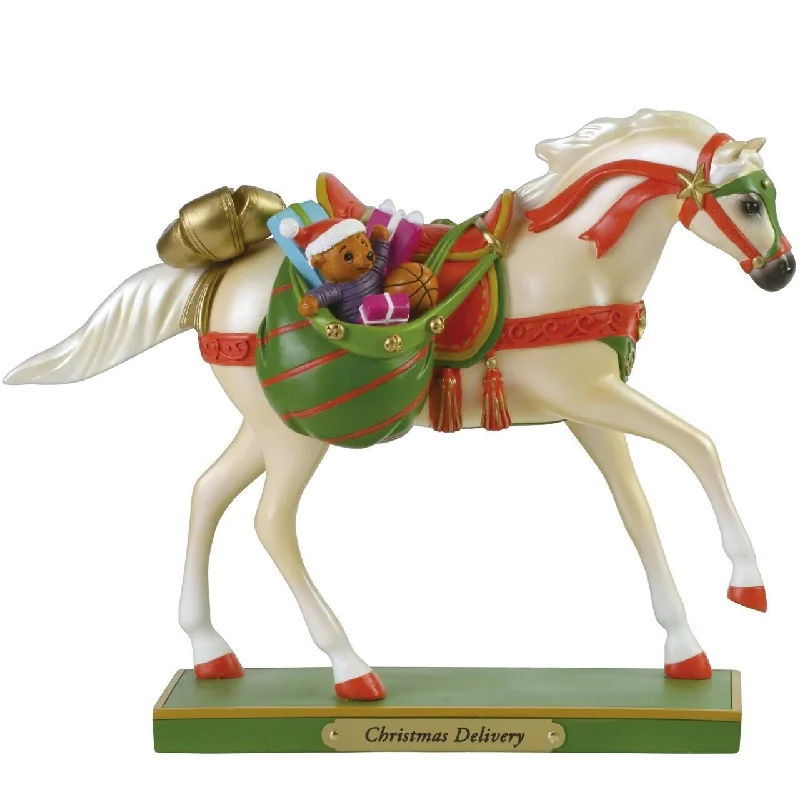 Painted Ponies Figurine - Christmas Delivery