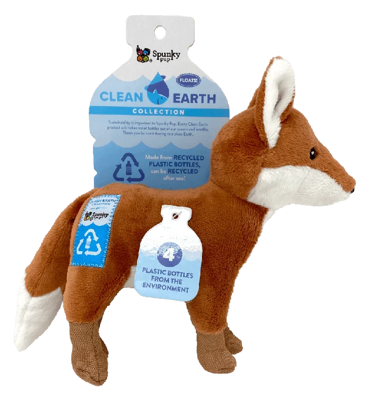 Spunky Pup Recycled Plush Fox