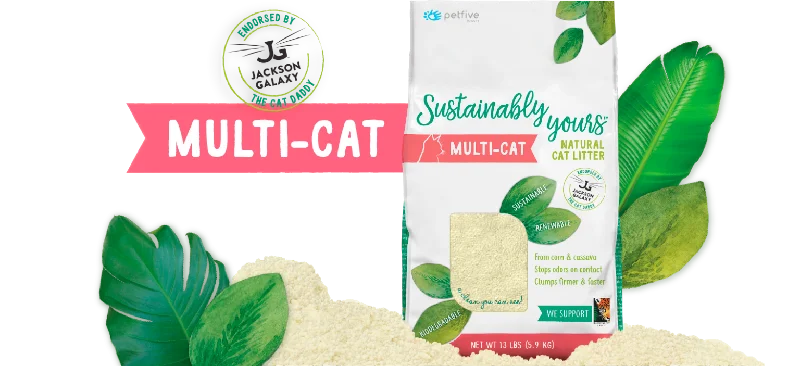 Sustainably Yours Multi-Cat Natural Cat Litter