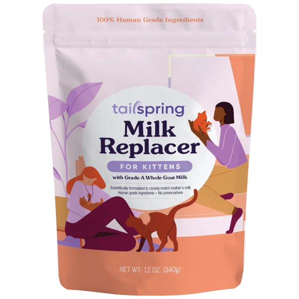 Tailspring Powdered Milk Replacer for Kittens - 340g