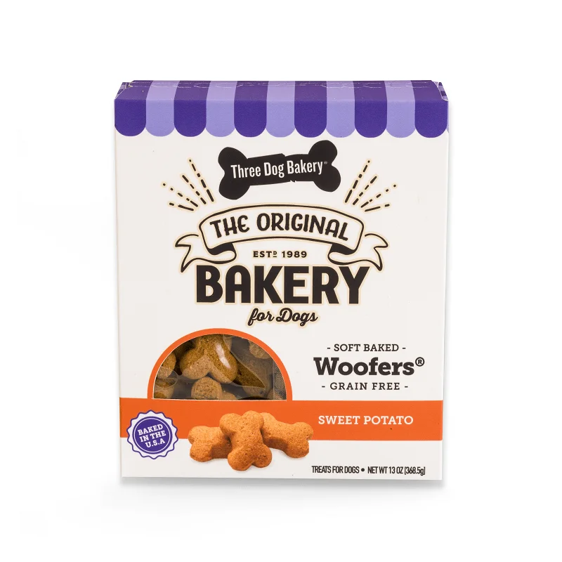 Three Dog Bakery - Soft-Baked Sweet Potato Woofers 13oz