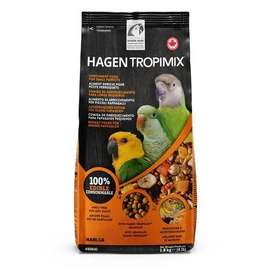 Tropimix Formula for Small Parrots