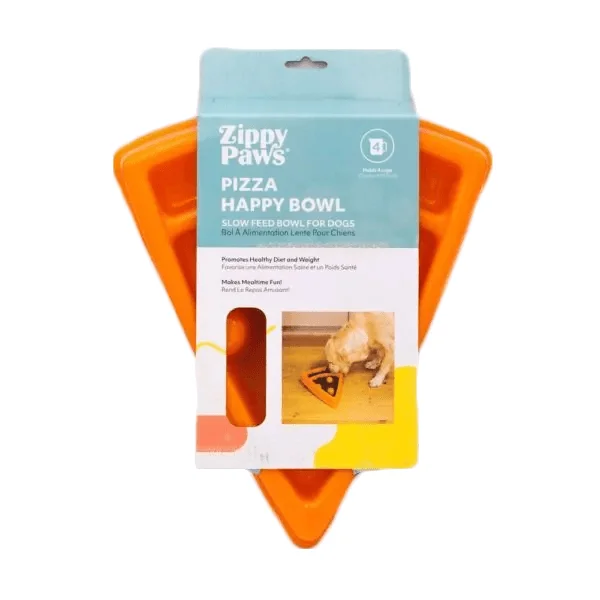 ZippyPaws Happy Bowl Slow Feeder - Pizza