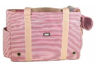 Petcare Pet Carry Bag Red Stripes