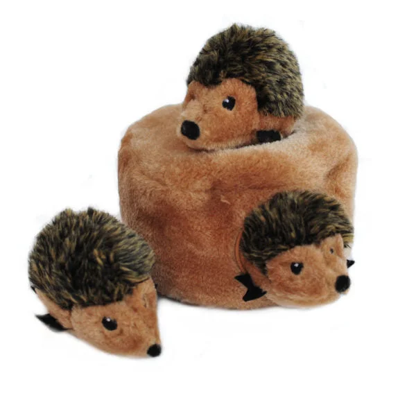 Zippy Paws Burrow Hedgehog Den Dog Toy