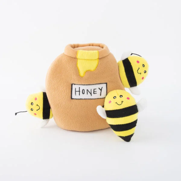 Zippy Paws Burrow Honey Pot Dog Toy