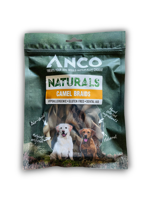 Anco Camel Braid Pack Dog Chew