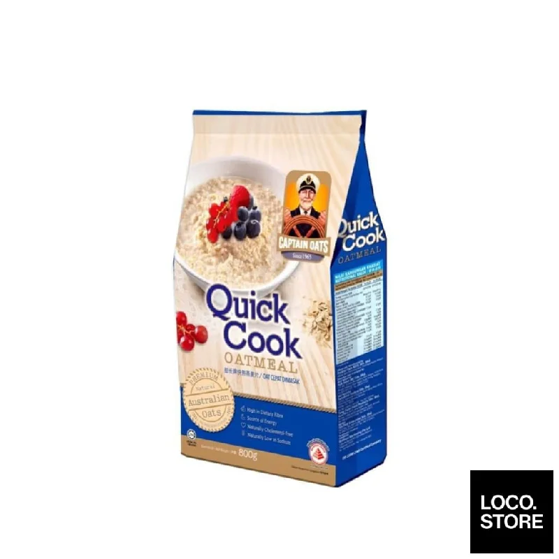 Captain Oats Quick Cooking 800g (Foil Pack)