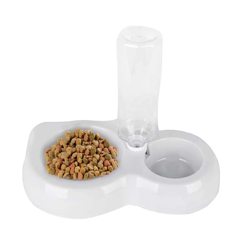 Carno 2 In 1 Pet Feeder (White)