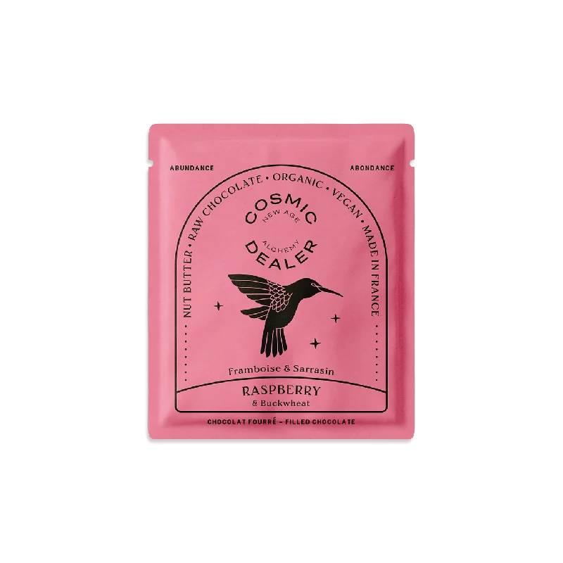 Cosmic Dealer Nut Butter Chocolate: Raspberry & Buckwheat - Abundance 20g