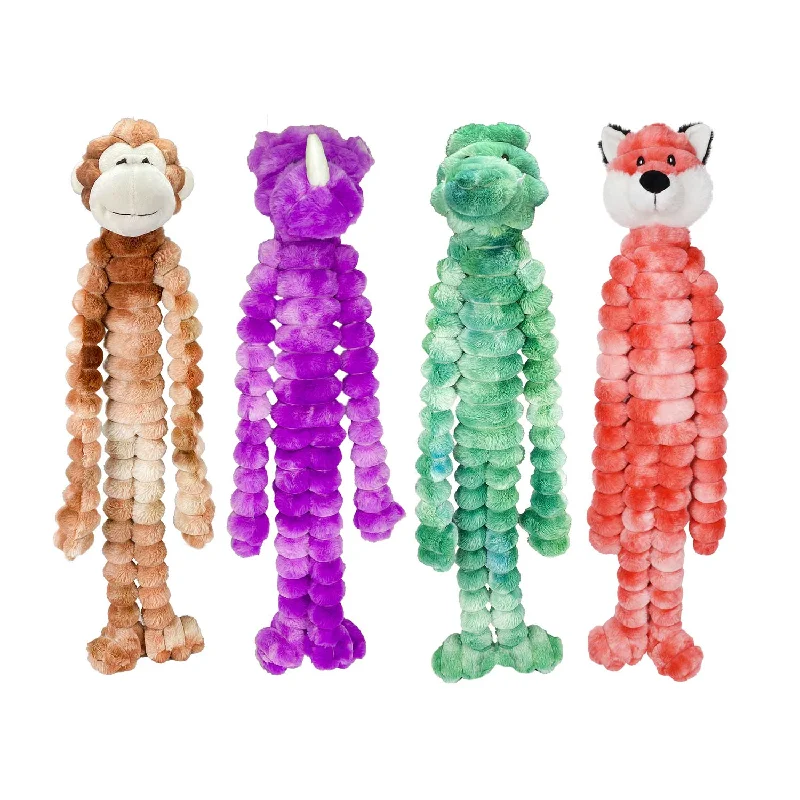 Crimpy Cuddlerz, 27", Assorted (Alligator, Monkey, Rhino, Fox)