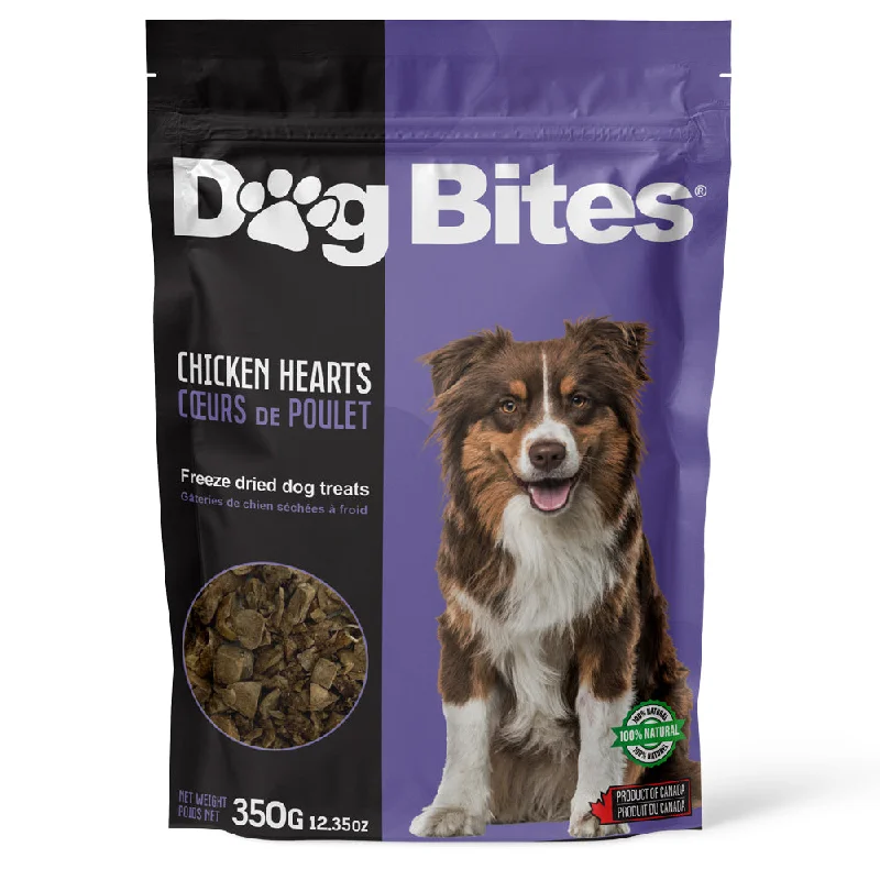 Dog Bites - Freeze Dried - Chicken Hearts