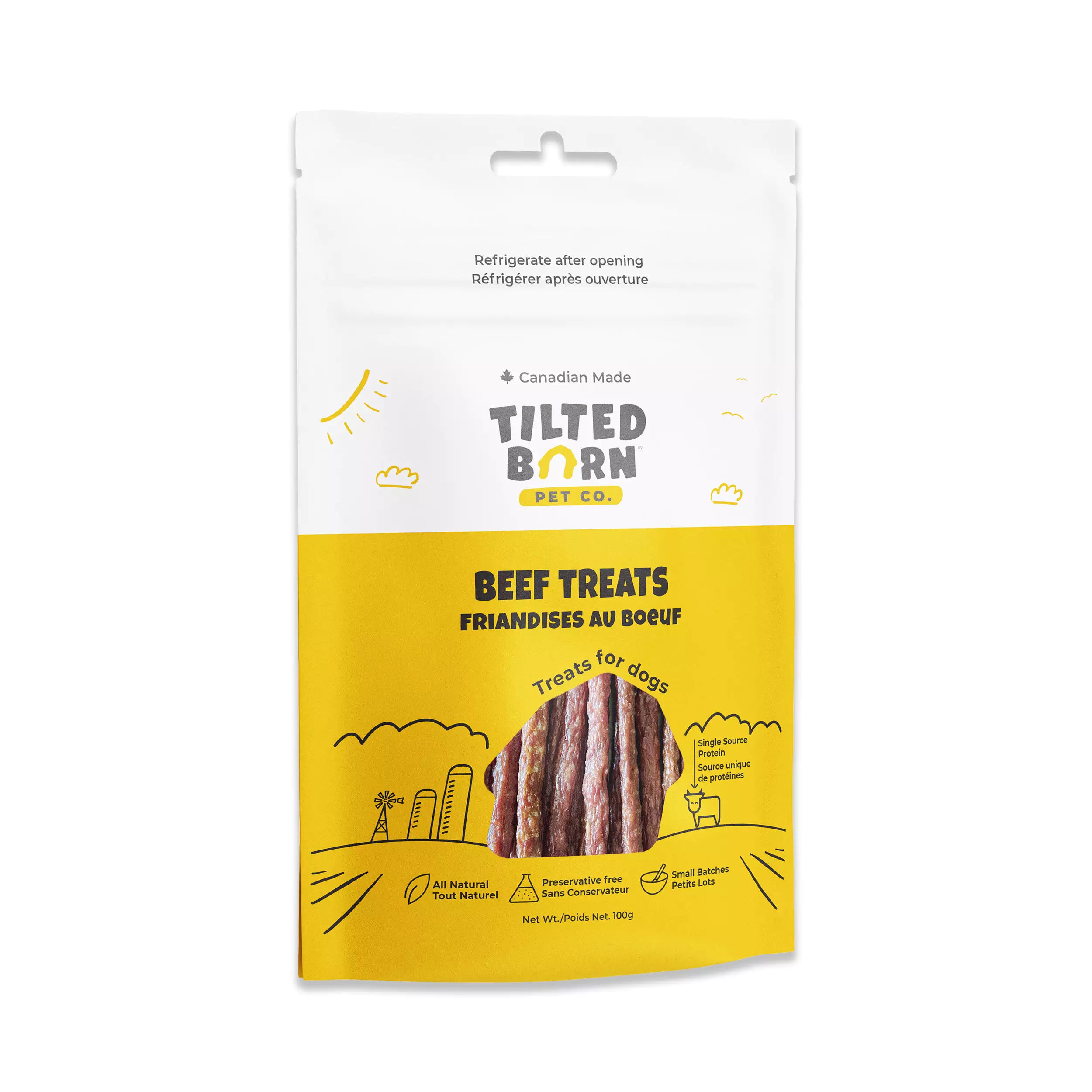 Tilted Barn - Treats - Beef 100g