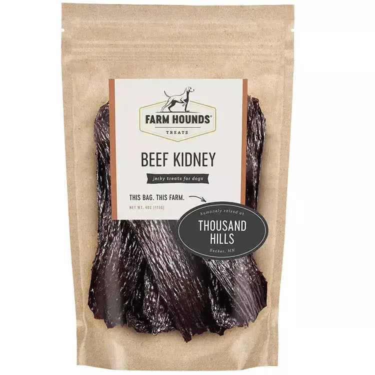 Farm Hounds Natural Dehydrated Beef Kidney Treat for Dogs