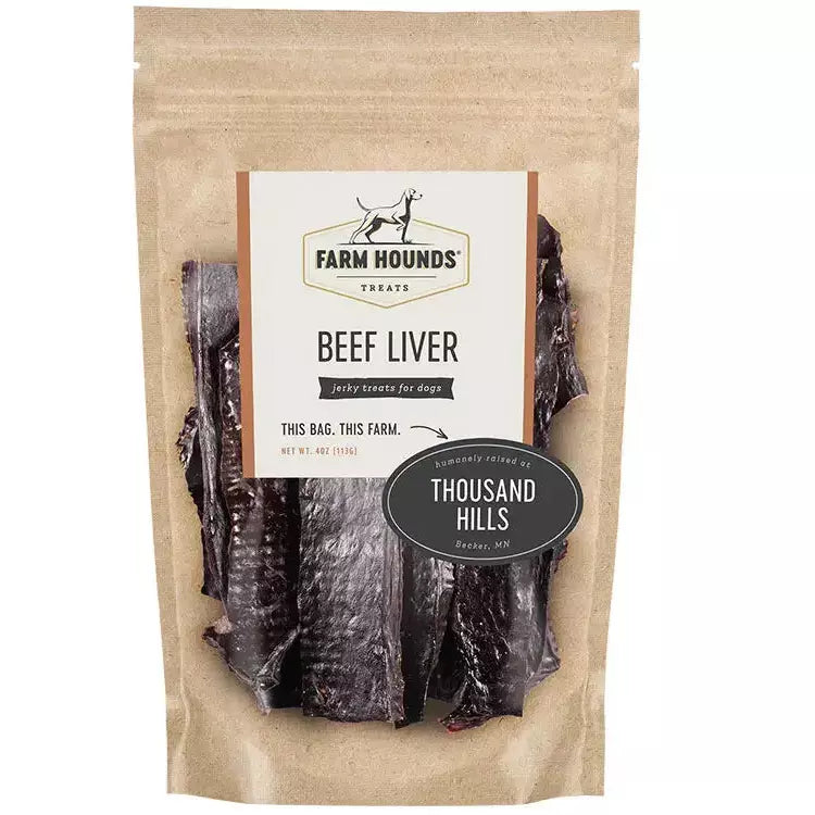 Farm Hounds Natural Dehydrated Beef Liver Treat for Dogs