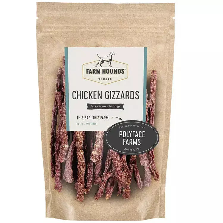 Farm Hounds Natural Dehydrated Gizzard Sticks Dog Training Treats