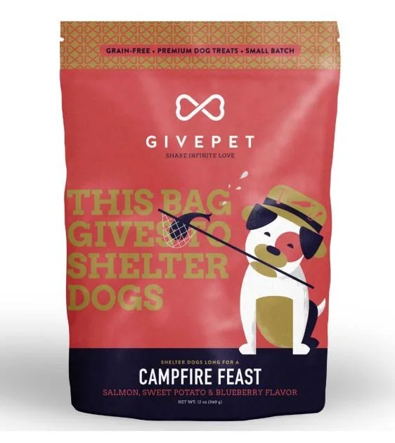 3 FOR $39: Givepet Grain Free Campfire Feast Cookie Dog Treats