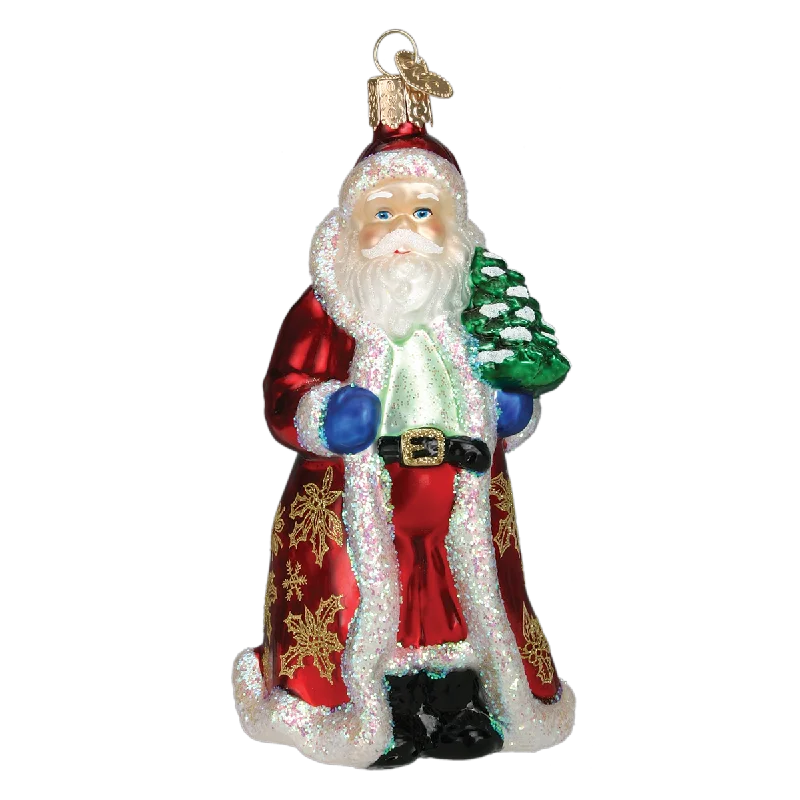 Glistening Golden Santa