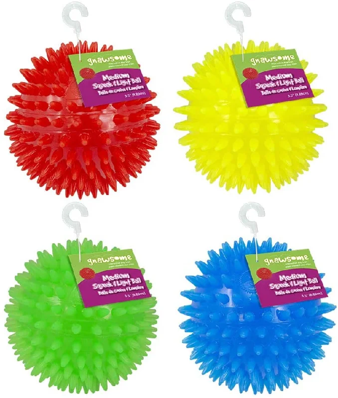 Gnawsome Ball - Squeak & Light Up Ball