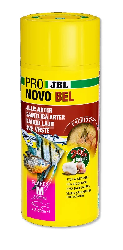 JBL ProNovoBel - osnovna hrana u listićima za tropske akvarijske ribice 250ml