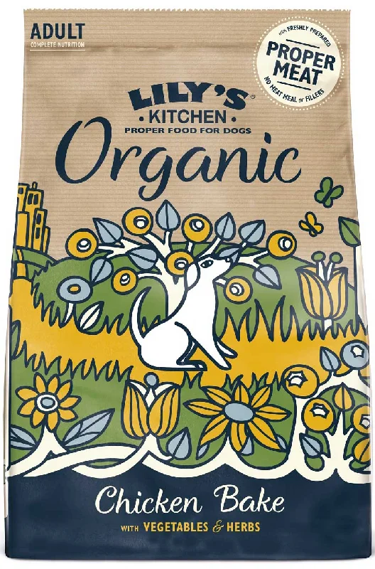 LILY'S KITCHEN Organic, piletina s povrćem i začinima, bez žitarica, 1kg