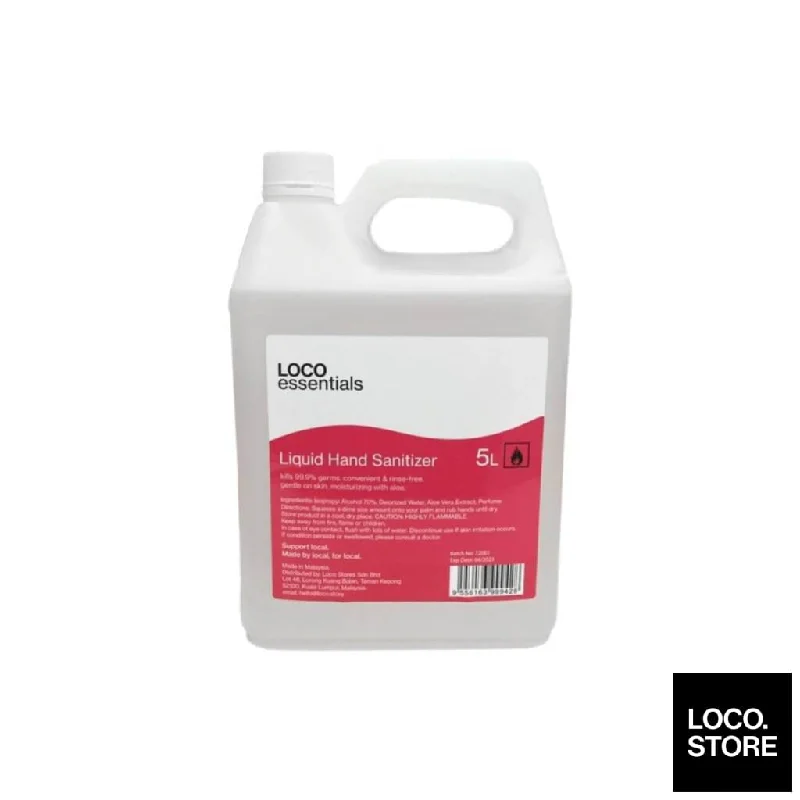 Loco Essentials Liquid Hand Sanitizer 5L