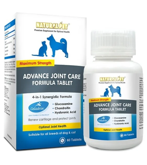 Natural Pet® Advance Joint Care Formula Tablet for Cats & Dogs