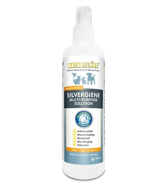 Natural Pet® Silvergiene Multi-Purpose Solution for Cats & Dogs