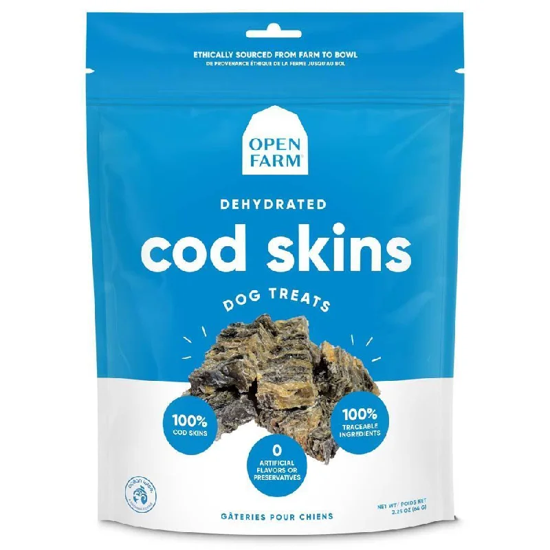 Open Farm Cod Skin Treats 2.25oz