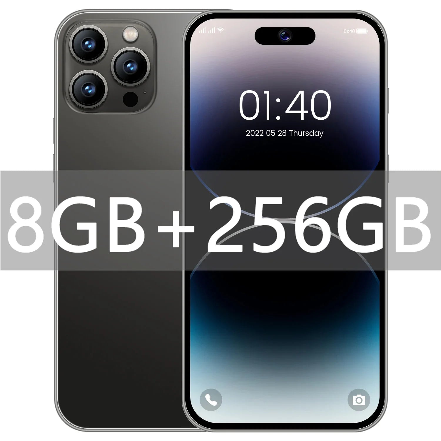 Black 8GB 256GB