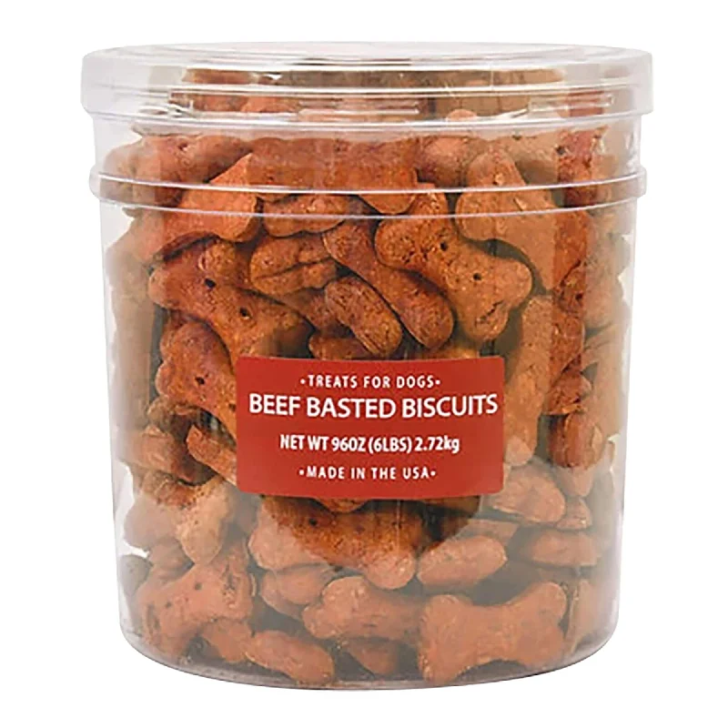 Pet Life Beef Basted Dog Biscuits, 6 lbs