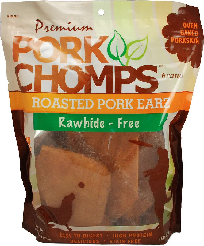 Pork Chomps Roasted Pork Earz - Rawhide Free 10 pack