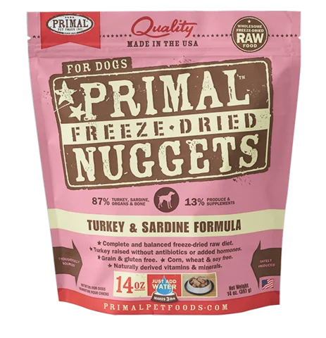 Primal Dog Freeze-dried Turkey & Sardine