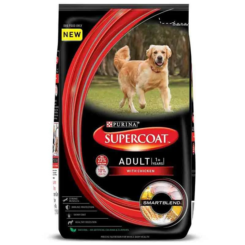 Purina Supercoat Adult Chicken Dry Dog Food