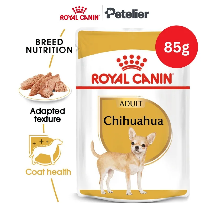 Royal Canin Chihuahua Adult 85g Pouch Wet Dog Food - Breed Health Nutrition