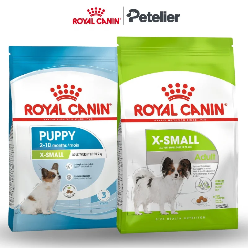 Royal Canin X-Small Adult/Puppy 1.5kg, 500g Dry Dog Food