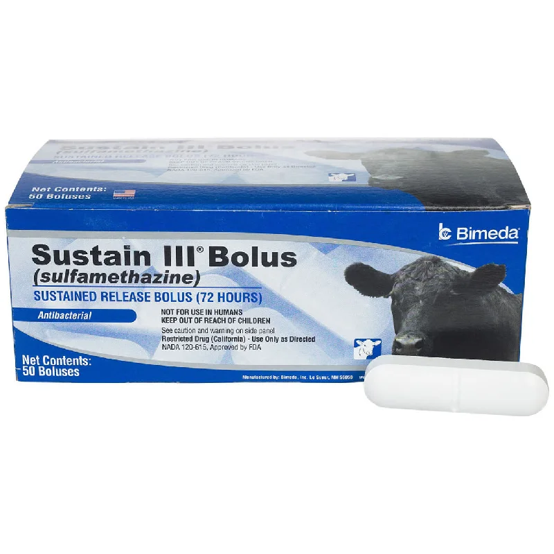 Rx Sustain III Bolus, Cattle, 50 ct