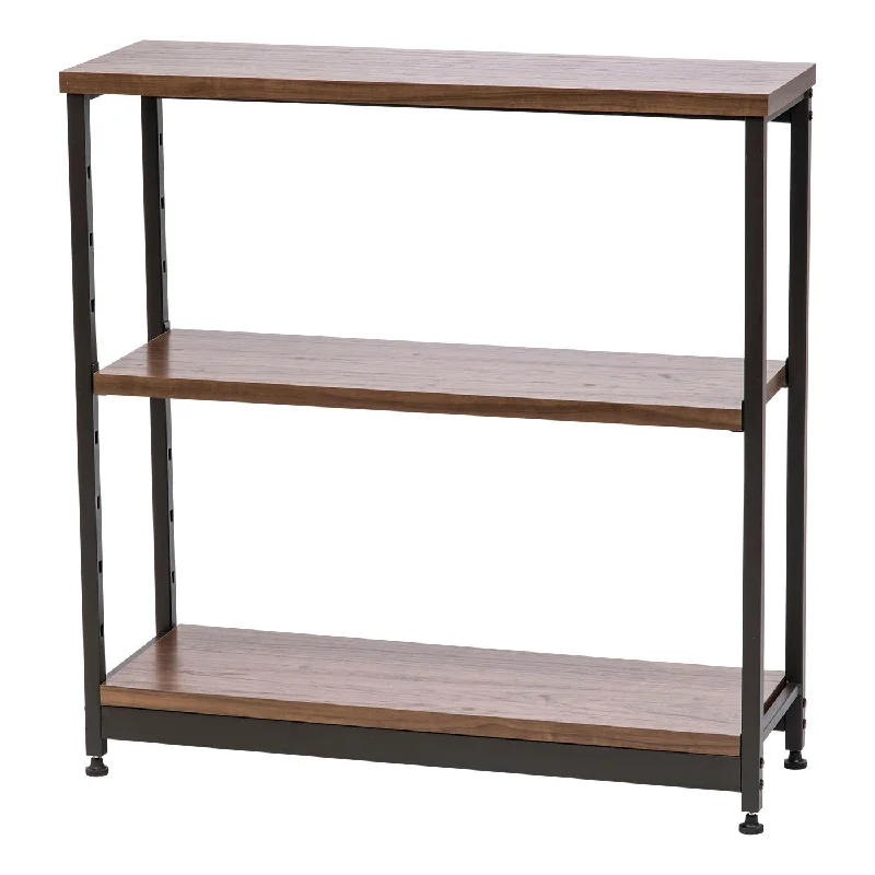 Wood and Metal Shelf - 3 Tier - Wide