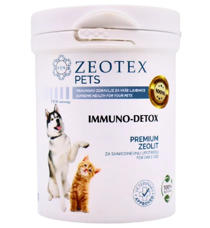 ZEOTEX Pets, premium zeolit (klinoptilolit), za pse i mačke, 120g