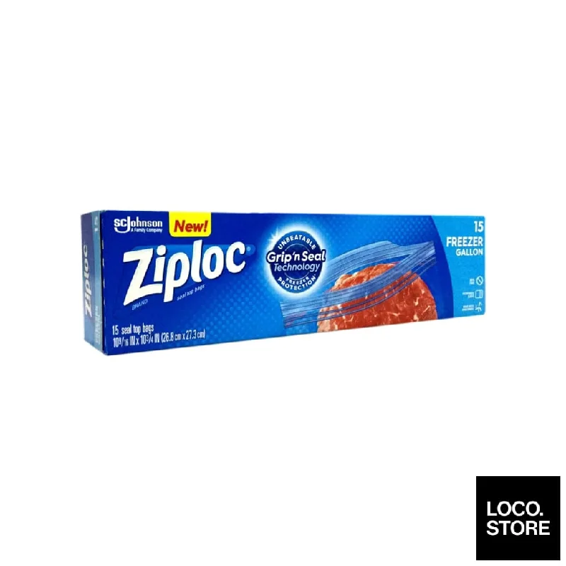 Ziploc Freezer Gallon Eot 15 bags